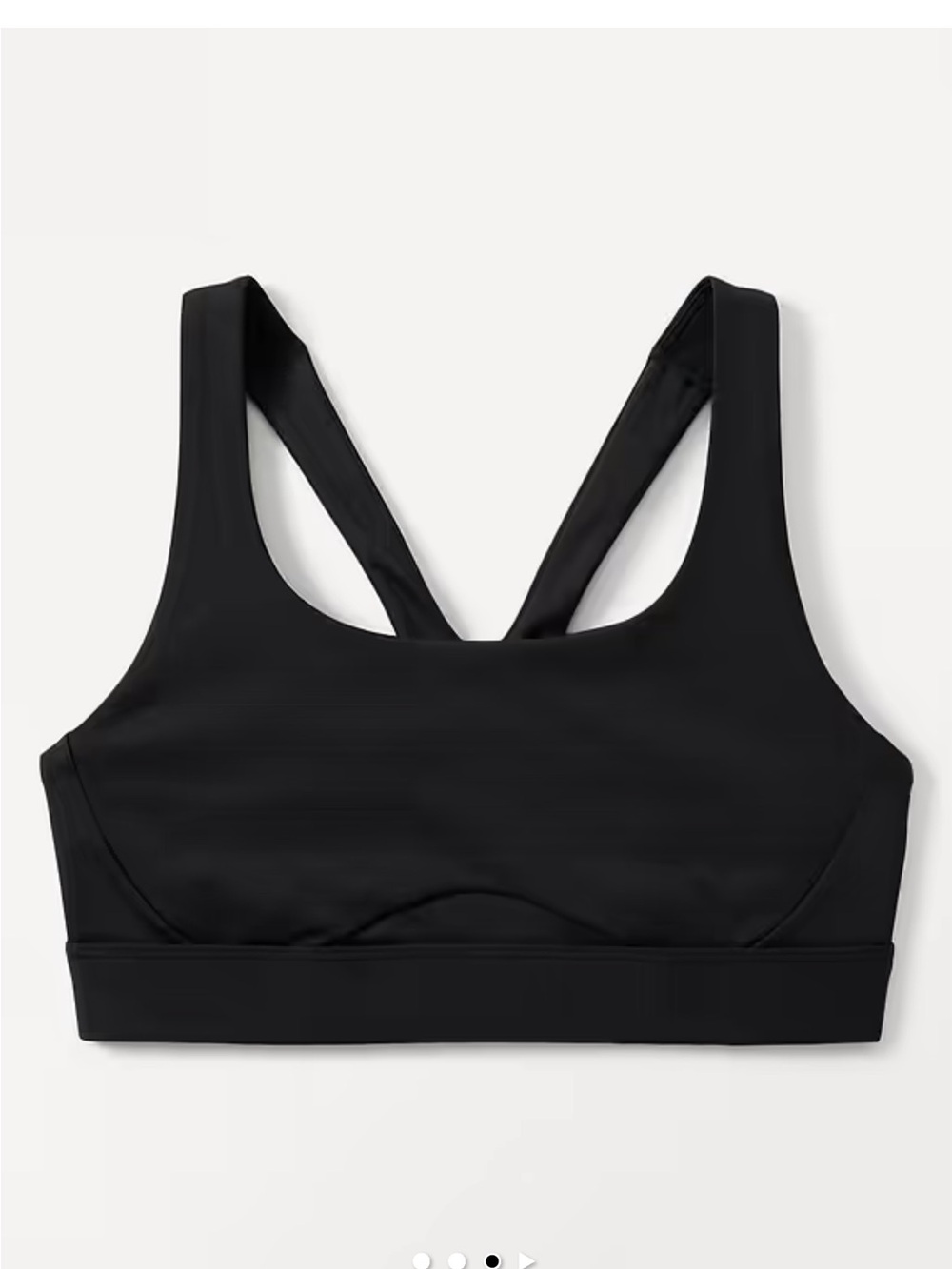 Athleta Black Women's Supportive Sports Bra